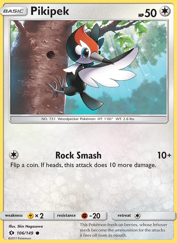 Pikipek #106 – Sun & Moon card