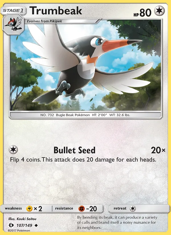 Trumbeak #107 – Sun & Moon card
