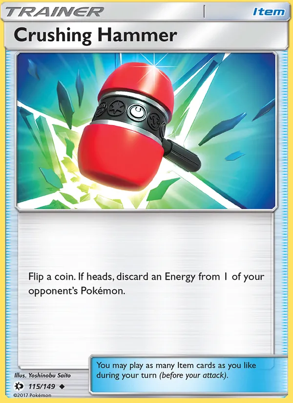 Crushing Hammer #115 – Sun & Moon card