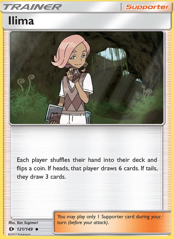 Ilima #121 – Sun & Moon card
