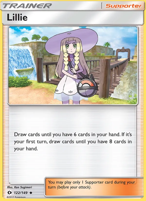 Lillie #122 – Sun & Moon card