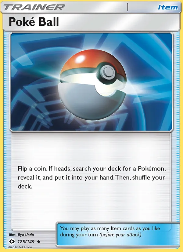 Poké Ball #125 – Sun & Moon card