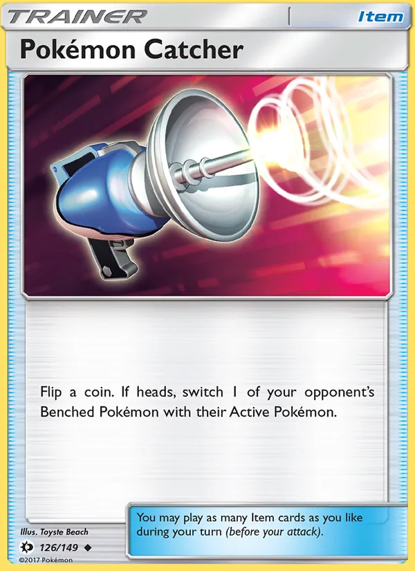 Pokémon Catcher #126 – Sun & Moon card