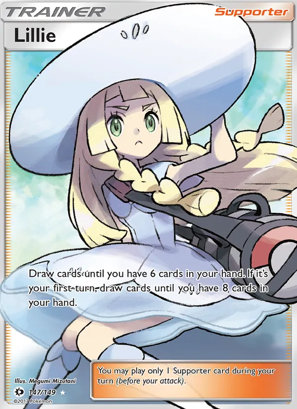 Lillie #147 – Sun & Moon card