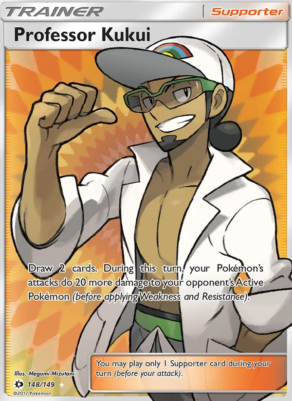 Professor Kukui #148 – Sun & Moon card