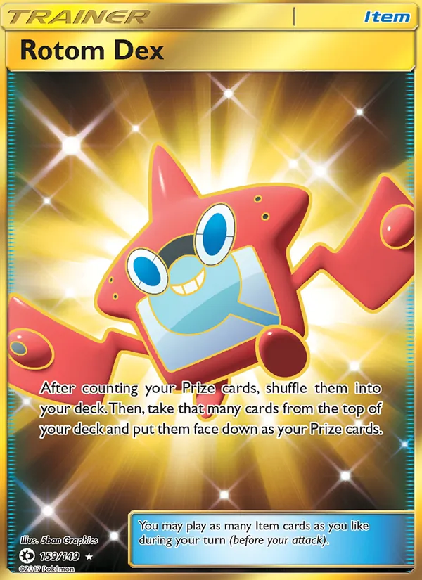 Rotom Dex #159 – Sun & Moon card
