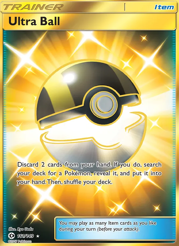 Ultra Ball #161 – Sun & Moon card