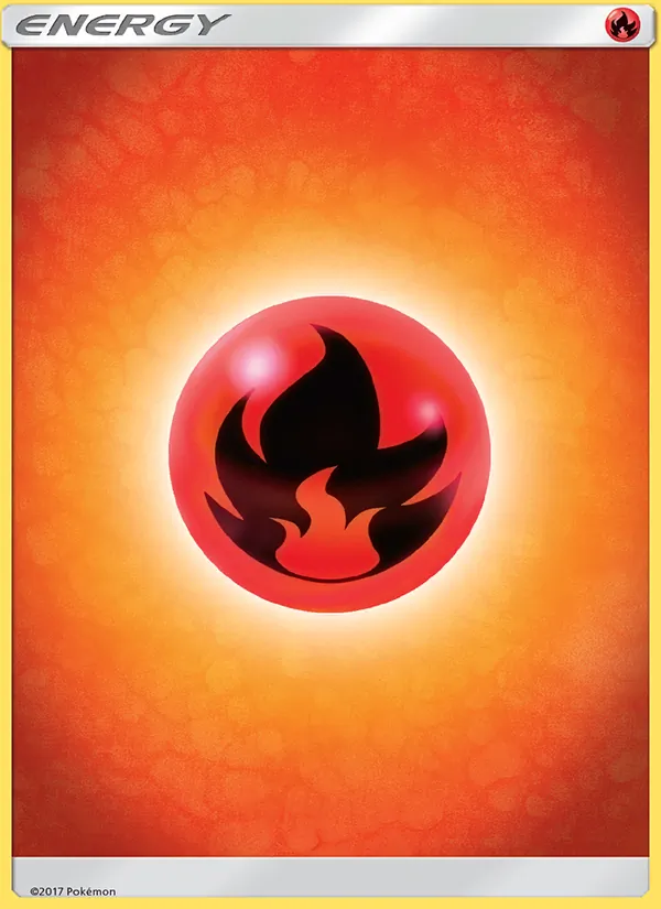 Fire Energy #165 – Sun & Moon card