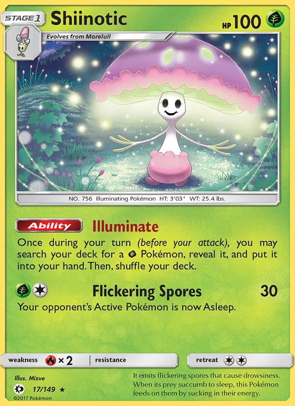 Shiinotic #17 – Sun & Moon card