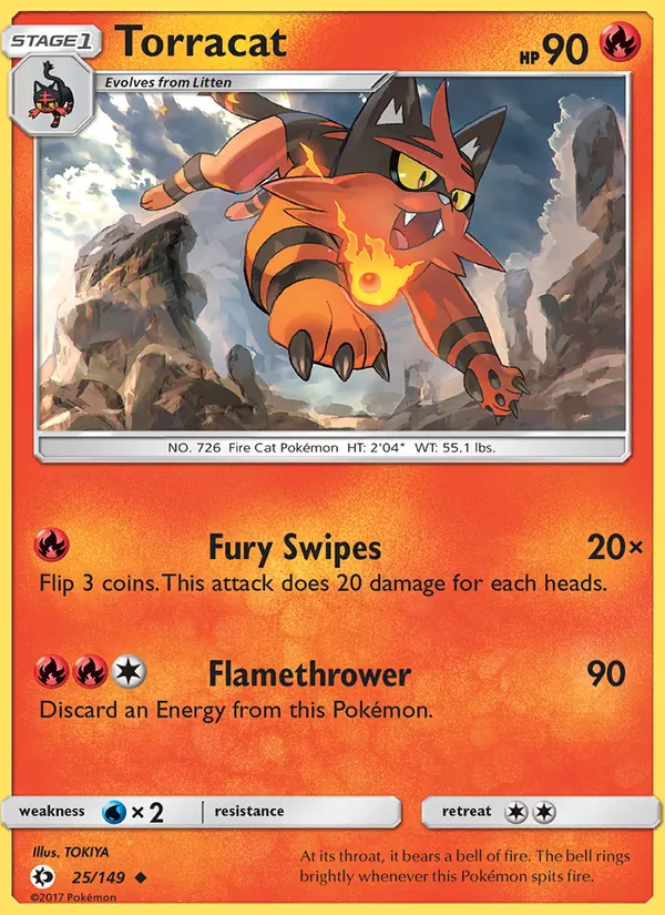 Torracat #25 – Sun & Moon card