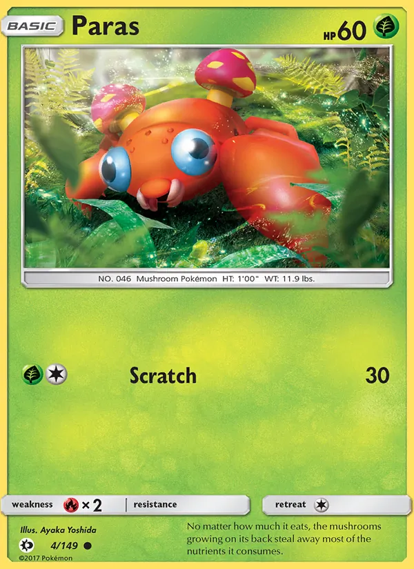 Paras #4 – Sun & Moon card