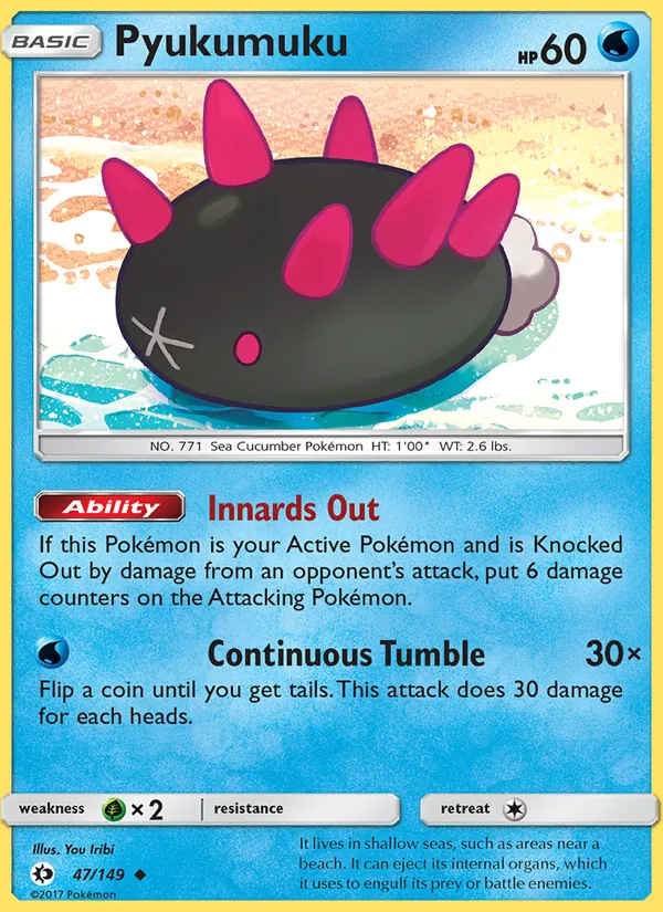 Pyukumuku #47 – Sun & Moon card