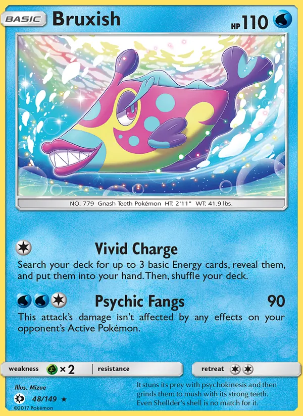 Bruxish #48 – Sun & Moon card