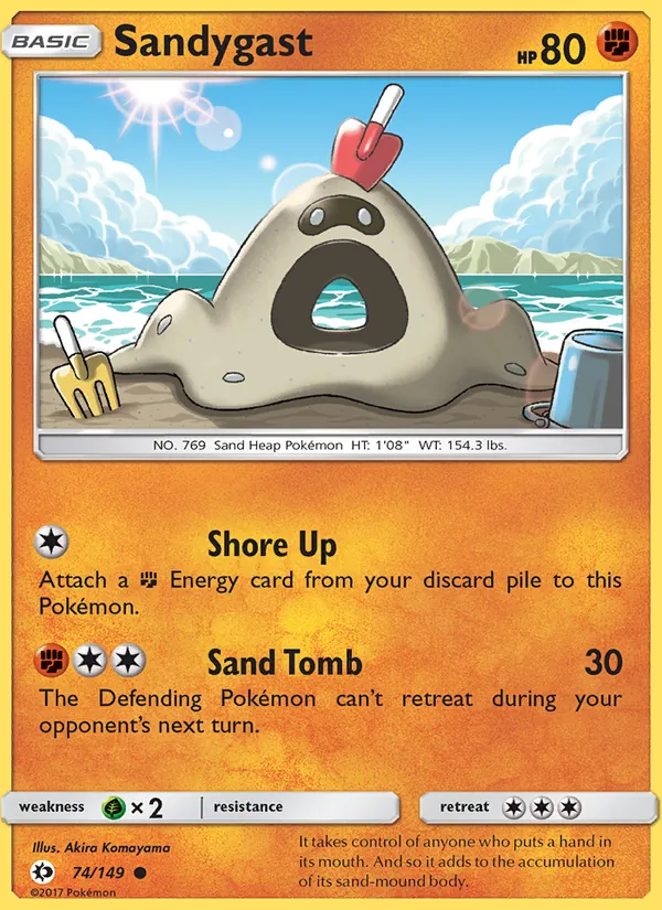 Sandygast #74 – Sun & Moon card