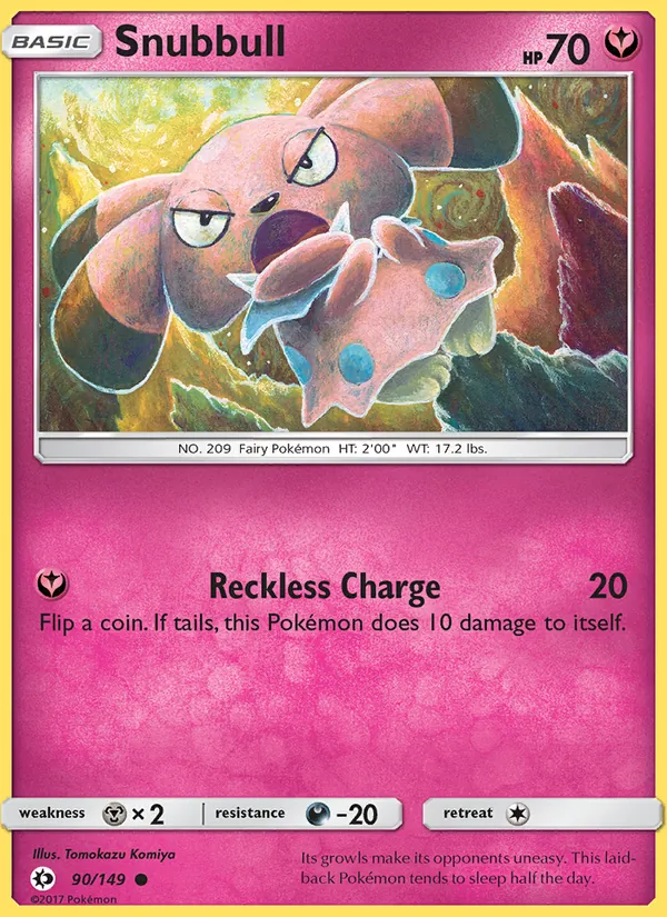 Snubbull #90 – Sun & Moon card