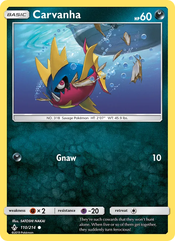 Carvanha #110 – Unbroken Bonds card