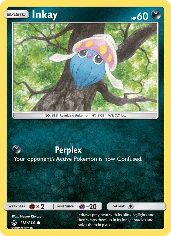 Inkay #118 – Unbroken Bonds card