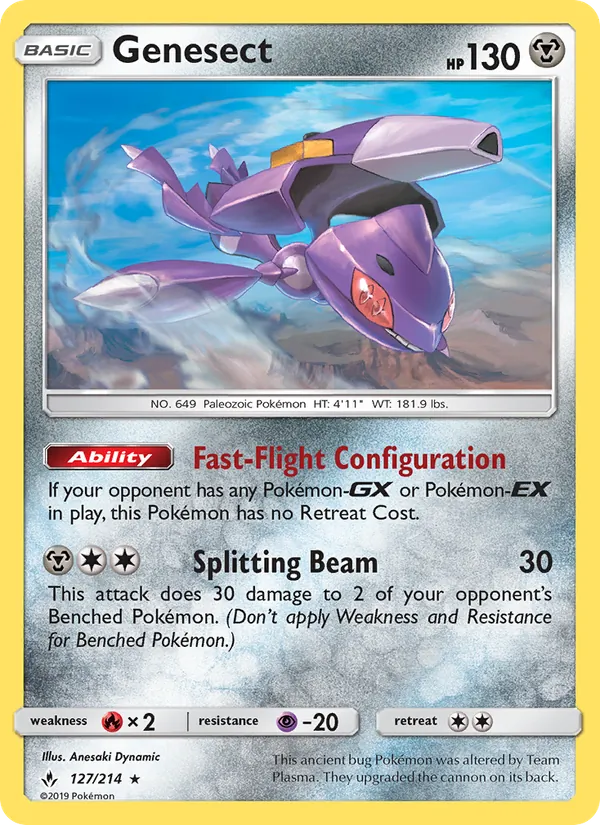 Genesect #127 – Unbroken Bonds card
