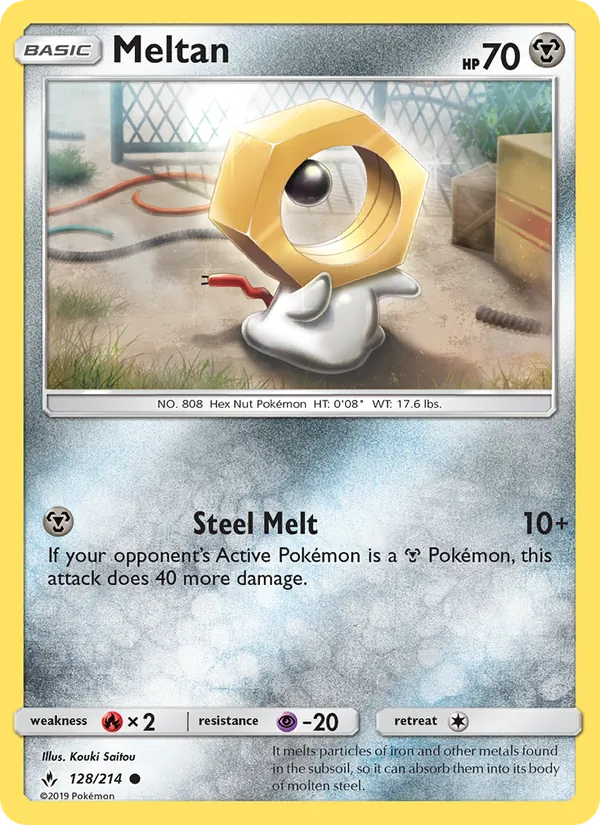 Meltan #128 – Unbroken Bonds card