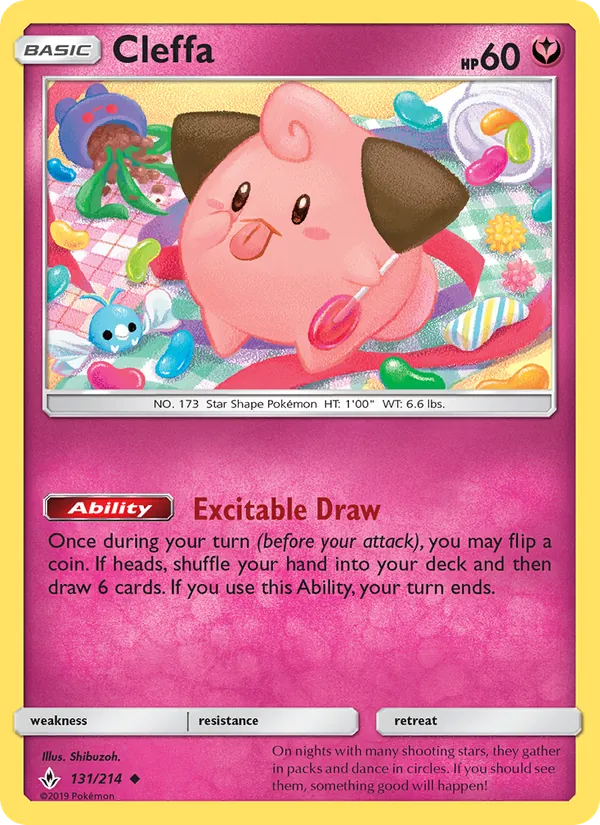 Cleffa #131 – Unbroken Bonds card
