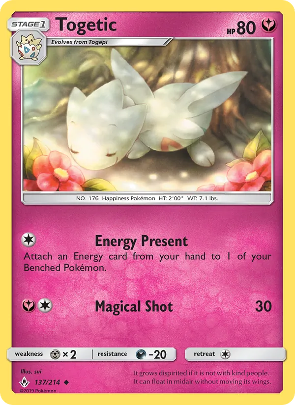 Togetic #137 – Unbroken Bonds card