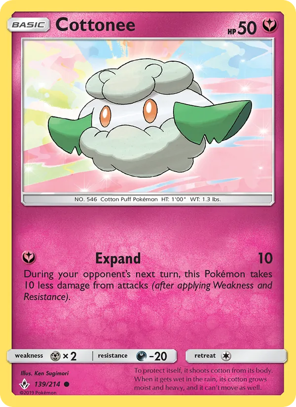 Cottonee #139 – Unbroken Bonds card