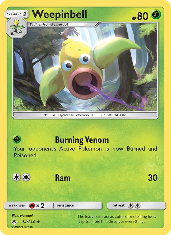 Weepinbell #14 – Unbroken Bonds card