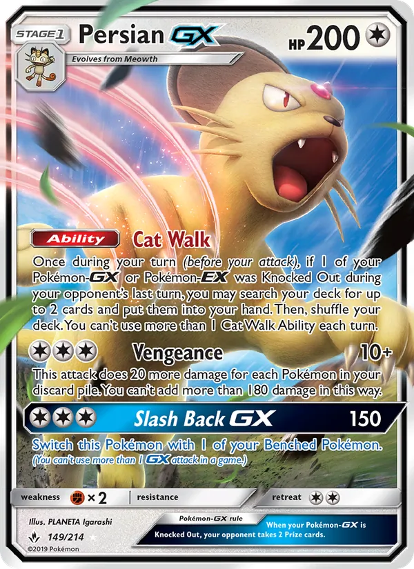 Persian GX #149 – Unbroken Bonds card