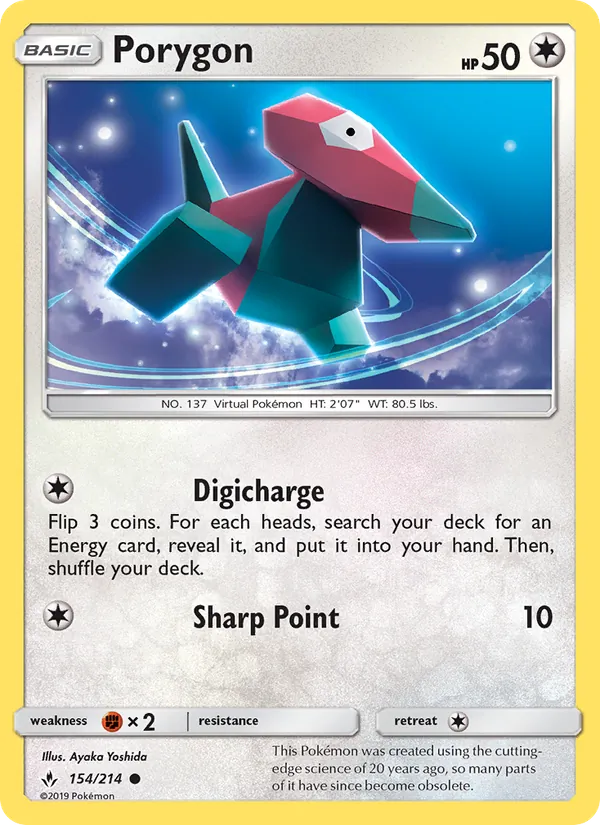 Porygon #154 – Unbroken Bonds card