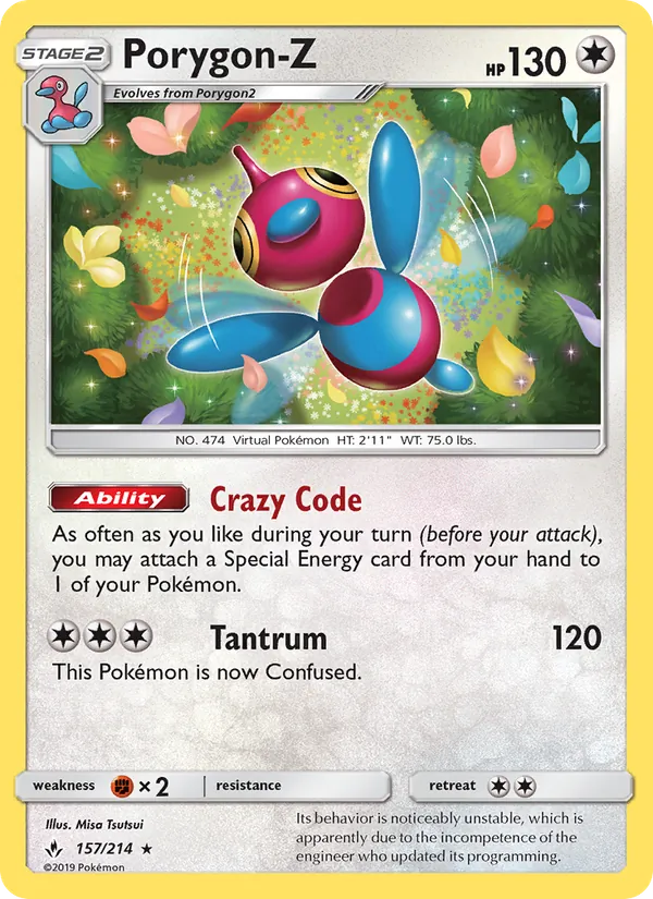 Porygon-Z #157 – Unbroken Bonds card