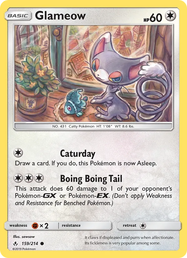 Glameow #159 – Unbroken Bonds card