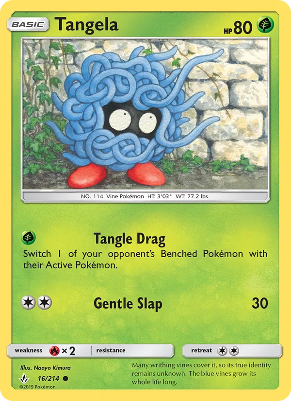 Tangela #16 – Unbroken Bonds card