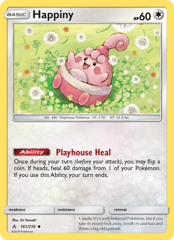 Happiny #161 – Unbroken Bonds card