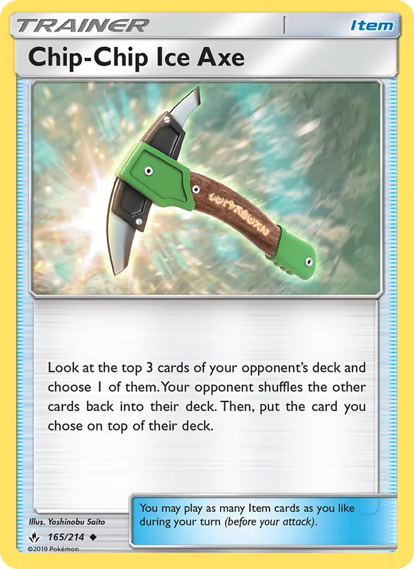 Chip-Chip Ice Axe #165 – Unbroken Bonds card