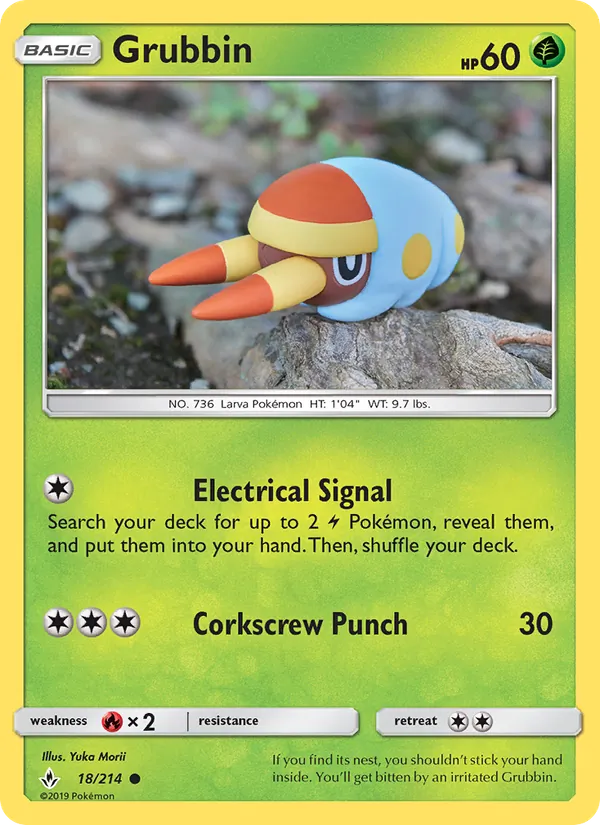 Grubbin #18 – Unbroken Bonds card