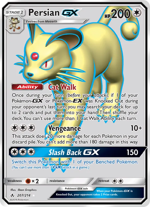 Persian GX #207 – Unbroken Bonds card