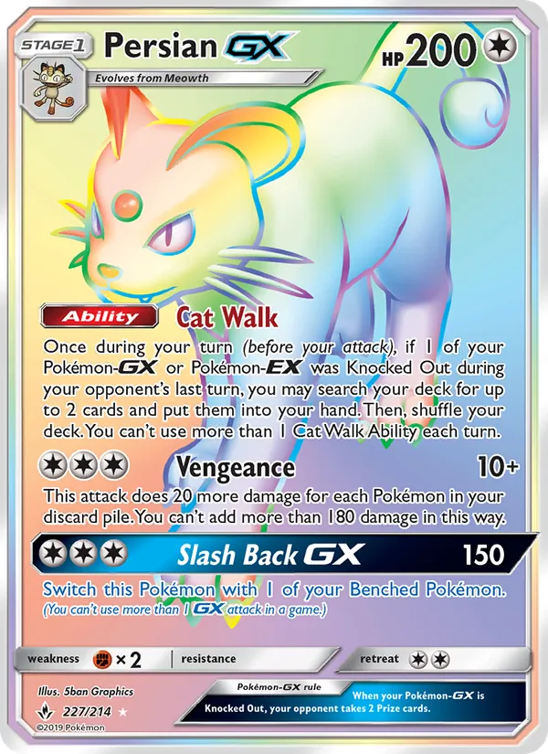 Persian GX #227 – Unbroken Bonds card