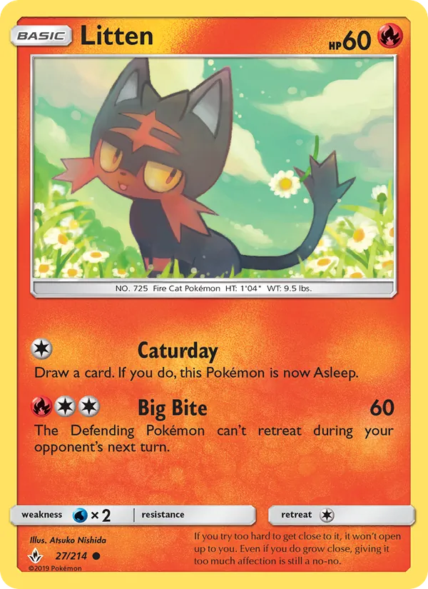Litten #27 – Unbroken Bonds card