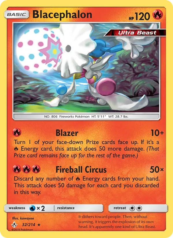 Blacephalon #32 – Unbroken Bonds card