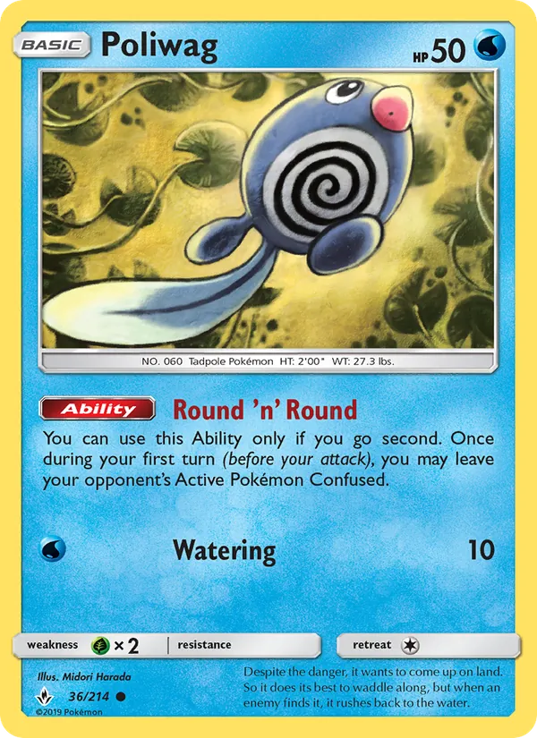 Poliwag #36 – Unbroken Bonds card