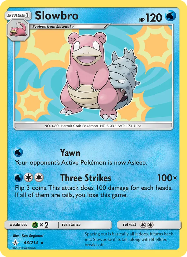 Slowbro #43 – Unbroken Bonds card