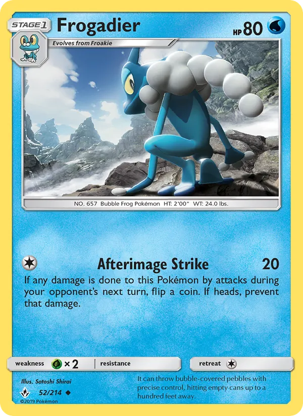 Frogadier #52 – Unbroken Bonds card