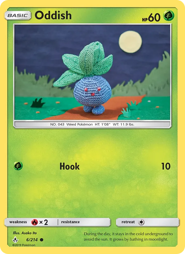 Oddish #6 – Unbroken Bonds card