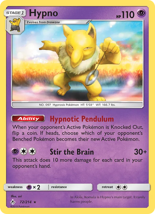 Hypno #72 – Unbroken Bonds card