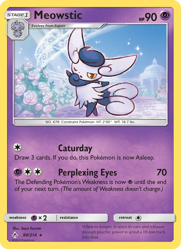 Meowstic #80 – Unbroken Bonds card