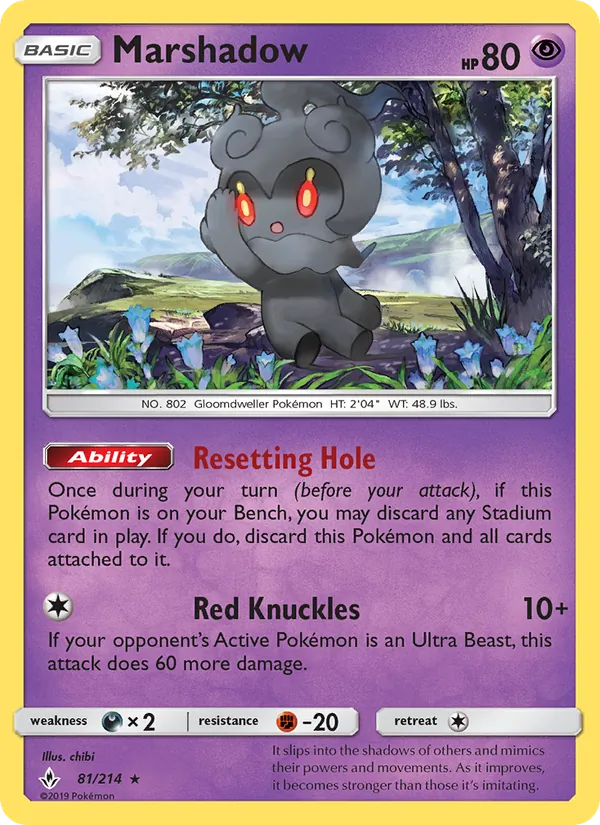 Marshadow #81 – Unbroken Bonds card