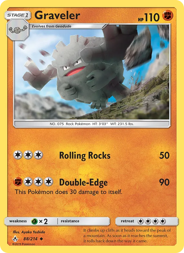 Graveler #88 – Unbroken Bonds card