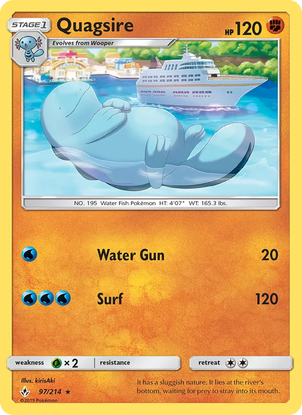 Quagsire #97 – Unbroken Bonds card