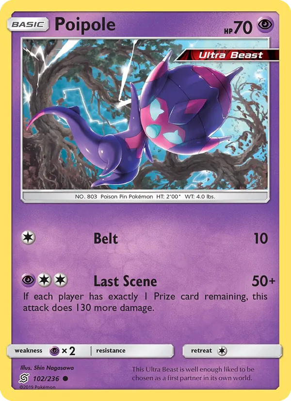 Poipole #102 – Unified Minds card