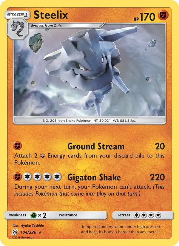 Steelix #104 – Unified Minds card